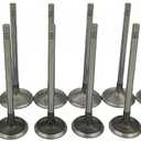 Intake Exhaust Valves, 16Pcs Engine Intake & Exhaust Valves Kit Fits For Chevy GM Buick Saturn 2007-2017 2.0L 2.4L