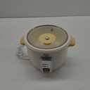 GreenLife Rice Cooker with Removable PFAS-Free Nonstick Pot, 3-Cups Uncooked/6-Cups Cooked, One-Switch Design, Auto Keep Warm Function, Soup, Grains, Oatmeal, Wood Handle, Cream