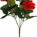 Faux Flowers That Look Real Artificial Flower Latex Real Bridal Wedding Bouquet Home Decoration Artificial Indoor Outdoor Greenery for Wedding Party Home Garden Head Table, 