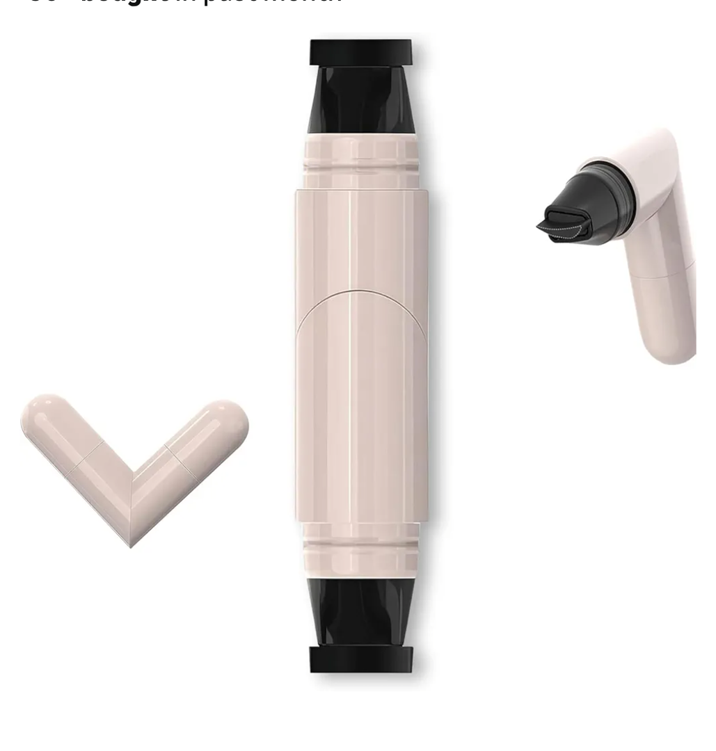 2025 New Foldable Eyeliner Stamp & Pen – Waterproof, SmudgeProof Winged Eyeliner Tool, Perfect Cat Eye Stamps for Beginners, Quick & Easy Flawless Makeup (Wing Liner Stamp)