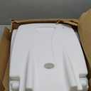 Step2 Foldable Adult Flip Seat, Portable Outdoor Chair for Poolside, Tailgating, Camping, Picnic Chair, Provides Back Support When Sitting on Ground, White, 1 Pack