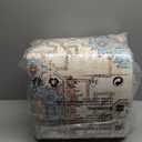 Area Rug 6×9, Large Vintage Boho Rug, Ultra-Soft Low Pile, Washable, Non Slip, Stain Resistant, Carpet for Living Room Bedrooms Playroom Office Kitchen, Cream/Blue