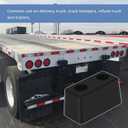 2-Pack Heavy Duty Rubber Bumper Blocks Industrial Dock Buffers 6x3x3 Perfect for Truck Rear, Chassis, Flatbed Trailers, Reefer, Boat, Marinas & etc 4502-1276