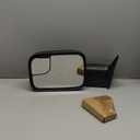 OCPTY Towing Mirror With Manual Adjusted Left Side Tow Mirror Compatible With 1994-2001 For Dodge For Ram 1500 1994-2002 For Dodge For Ram 2500 3500 Truck With Black Housing
