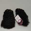 Kinky Curly Clip In Hair Extensions for Black Women Human Hair, Urbeauty 16 inch Curly Clip in Human Hair Extensions, 3C Afro Coily Hair Clip Ins for African American Black Women