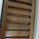 Wood Scalloped Entryway Table, Console Table with Storage Shelf 2 PCS Drawers Modern Hallway Accent Table, Sofa Table Behind Couch for Living Room Entrance Foyer 23.6" (Walnut)