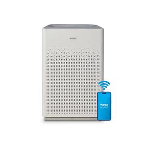WINIX AM90 Air Purifier for Home Large Room Up to 1740 Ft² in 1 Hr With Air Quality Monitor, True HEPA, Carbon Filter and Auto Mode, Captures Pet Allergies, Smoke, Dust