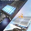 JAYNLT Y-11000W Solar Street Lights Outdoor,850000LM 6500K High Powered Commercial Parking Lot Lights Dusk to Dawn, Waterproof Solar Security Flood Lights for Driveways, Basketball Courts