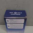 Gel Ice Packs for Injuries 2 Packs, Reusable Ice Packs for Pain Relief with 2 Strap, Cold Compress & Hot Therapy for Knee Shoulder Back, Medium 7.5" x 11.5" (Blue)