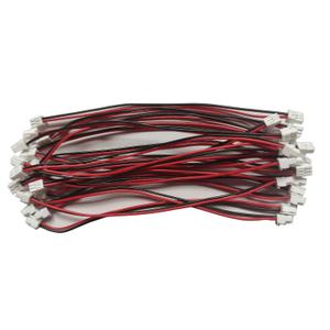 20 PCS 2 PIN JST GH Connectors on Both Sides with Electric Wire 1571 26 AWG(Length:100MM)