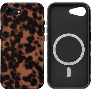 for iPhone 16e Case Design Strong Magnetic Cute Slim [Compatible with MagSafe] Wireless Charging Phone Case 2 in 1 Shockproof Heavy Duty Protection Cover 6.1",Turtle Shell