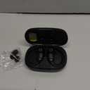 GNMN Active Noise Cancelling Ear Buds Wireless Earbuds 96hrs Playback Bluetooth Headphones Dual Battery Display Stereo Bass Earphones with Earhooks Microphone IPX7 Waterproof Headset for Sports/Gym (Black)