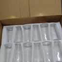 Hewory Glass Bud Vases for Centerpieces: Small Clear Modern Flower Vase Set of 12, Minimalist Cute Mini Decorative Bulk Vases for Wedding Birthday Bridal Shower Party Events Dining Room Table Decor