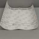 The Mini Big A## Calendar 2026  2x1.5 Dry-Erase Wall Calendar  See Your Whole Year at a Glance  Plan Goals & Adventures  Gray