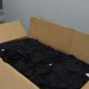 30 Pcs Black Folding Chair Cover Washable Removable Universal Fitted Chair Cover Protector for Wedding Party Banquet Holidays Celebration Decoration Chair Covers