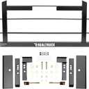 RealTruck BACKRACK Hardware Kit for use w/Low-Profile Tonneau, Black, No Drill | 40120 | Fits 2007-2018 Chevrolet/GMC Silverado/Sierra 1500; 2007-2019 Chevrolet/GMC Silverado/Sierra 2500/3500 HD