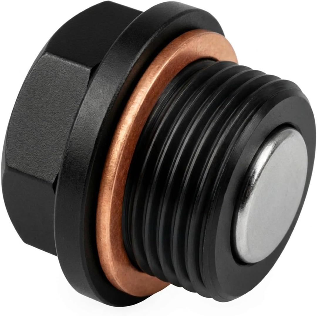 M24x1.5 Magnetic Transmission/Front Differential Oil Drain Plug fit for Toyota Lexus, Transmission Drain Plug Fit for 4Runner Tacoma Tundra FJ Land Cruiser GX460 GX470 LX570, Replace 90341-24014