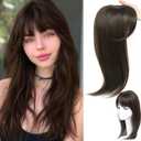 RMYHIG Hair Topper, 360° 3D Hair Toppers for Women with Thinning, 18 Inch Long Pieces for Women Clip in Wispy or Side Bangs