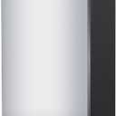 BLACK+DECKER 10 Cu. Ft. Top Mount Refrigerator with Freezer, 2 Door Fridge with Top Freezer and Mechanical Temperature Control, For Homes and Apartments, BDA10LAS, Stainless Steel Look