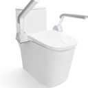 Toilet Safety Rail, Heavy Duty Foldable Toilet Handrail, Aluminum Alloy Support Up to 480LBS Perfect for Elderly Senior Handicap Pregnant