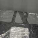 Favoyard Outdoor Seat Cushion Set 24 x 24 Inch Waterproof & Fade Resistant Patio Furniture Cushions with Removable Cover Deep Seat & Back Cushion with Handle and Adjustable Straps for Chair Sofa Couch (Dark Gray)