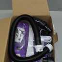 4-in-1 Electric Balloon Pump for All Balloons, Inflatables, and Sports Balls, Triple Inflating Ports for Latex Foil 260q Mylar Balloon, Inflator Deflator for Air Beds Pool Floats Yoga Balls (purple)