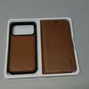 TUCCH Wallet Case for iPhone 17 Pro (6.3") 2025, 4 Card Slots | RFID Blocking | Stand | PU Leather | Magnetic Closure | Protective Flip Folio Cover | Shockproof TPU Shell | Brown