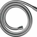 hansgrohe Techniflex Handheld Shower Replacement Shower Hose 80-inch Easy Install Modern Shower Hose in Chrome, 28274000
