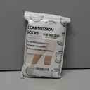 +MD 2 Pairs 20-30 mmHg Medical Compression Socks for Women & Men, Knee High Open Toe Stockings, Circulation Support & Comfort Hose (Large, Nude/Black)