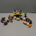 Nativity Set with Lights, 25 PCS Kids Nativity Playset Small Nativity Sets & Figures for Pretend Play, Unbreakable Christmas Manger Scene for Kids, Children, Toddler, Xmas Decoration