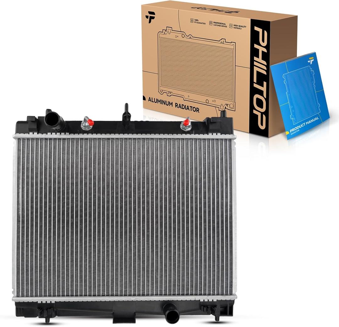 PHILTOP Aluminum Replacement Radiator For 2006-2015 Yaris 2016,2019 Yaris Hatchback 2008-2014 Scion Xd Cu2890