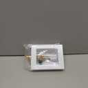 SECKWHALE Ice Maker Outlet Box with Water Hammer Arrestor, 1/2-Inch Press x 1/4-Inch OD Compression with 1/4-Turn Ball Valve, Ice Maker Valve Wall Box with Faucet, Absorb Shock and Reduce Noise