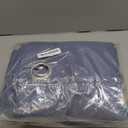 NICETOWN Blackout Draperies 60" W x 84" L Curtains for Kids Room, Window Treatment Thermal Insulated Solid Grommet Blackout Drape Panels for Bedroom (Stone Blue, Set of 2, 60 by 84 inches)