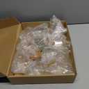 10 PCS Clear Christmas Ornament Plastic Fillable Ornaments Tree Shaped for DIY Crafts Christmas Tree Decor Birthday Wedding Party Holiday Home Decor Open Decorative Hanging Ornaments 4Inch