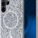 Case-Mate Samsung Galaxy S25 Ultra Case [Magnetic and Wireless Charging] Iridescent Sparkle Phone Cover [12ft Drop Protection] - Premium Phone Case for Samsung Galaxy S25 Ultra 6.9" - Twinkle Disco
