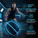 3D Printed Airless Basketball - No Pump Needed, Ultra-Quiet & High Bounce - Official Size 7 for Indoor & Outdoor Use