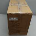 Electric Fireplace Logs Inserts Heater with Infrared Remote Controller 5 Flame Brightness 24 H Timer Overheating Protection for Home and Office Decor Black