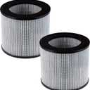 2801 Premium Air Purifier Filters Compatible with Bissell 2801 High Efficiency and Carbon Filter for Bissell My Air Personal Models # 2780, 2780A, 27809, 3329, 2780P, 3329, 2780B - Pack of 2