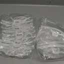 Kichvoe Clear Mouths Masks: 20pcs Anti Fog See Through Transparent Plastic Masks Spit Reusable Nose Mouth Cover for Restaurants, Nail Salons, Beauty salons, Barber Shops (Individually Packaged)