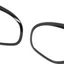 Left&Right Headlight Bezel Compatible with 2011-2016 Mini Cooper Countryman 2013-2016 Mini Cooper Paceman Front Headlamp Door Cover Trim Gloss Black Plastic(ABS) Driver Passenger Side