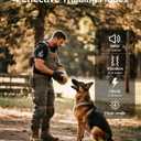 BLACKDOG Military Dog Shock Collar - 4200ft Dog Training Collar with Remote, 4 Training Modes, Flashlight & Strobe, 3-Month Battery, IP67 Waterproof Dog E Collar for All Breeds 5-150lbs (Orange)