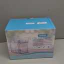 HIHEGD 2-Tier Bathroom Organizer with Dividers, Clear Under Sink and Pull-Out Cabinet Organizer for Kitchen and Pantry Storage