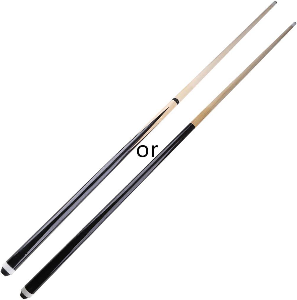 1Pc 120cm Home Snooker Pool Cue Assemble 12mm 047in Tip Children Adult Billiard Black Yellow Wood