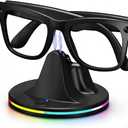 Charging Dock Compatible with Meta Ray-Ban Glasses, Charging Stand Compatible with Wayfarer, Skyler, Headliner & Oakley Meta HSTN, with LED Power Status Light and USB-C Cable