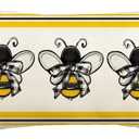 Summer Bees Throw Pillow Covers 12.5x19.5 Inch