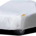 MORNYRAY Waterproof Car Cover All Weather Snowproof UV Protection Windproof Outdoor Full Truck Cover, Universal Fit for (Fit Truck Length 210-230 inch,All Silvery)
