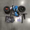 Knee Scooter, All Terrain Foldable Knee Scooter Walker, Disc Brake Knee Walker for Foot Injuries Compact Crutches Alternative (Blue)