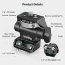 SmallRig Monitor Mount Swivel 360 and Tilt 180 Adjustable Bracket with 1/4"- 20 Screws for 5" and 7" Monitor