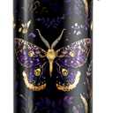 POWCAN 40 oz Insulated Water Bottle with 2-in-1 Straw and Spout Lid, Keep Cold 24H, Leak-Proof, BPA-Free, Double Wall Stainless Steel Water Bottle for Sports, Gym, Trip, and School (Monarch Butterfly)