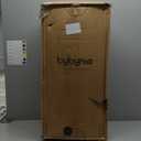 BYBYME Corduroy Tri-Folding Mattress, 6 Inch Gel Folding Mattress Topper, Foldable Soft Guest Bed Camping Pad, Washable Cover (Dark Gray, Full) (Carbon Grey)